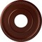 Ekena Millwork Bradford Ceiling Medallion (Canopies up to 6 5/8"), 12 1/2"OD x 3 7/8"ID x 3/4"P, Antique Copper CM12BRACS - alternate 1
